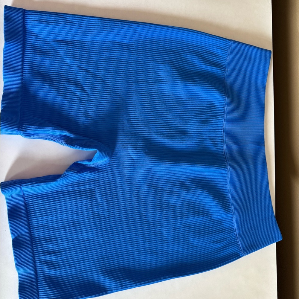 Vibrant Blue High-Waisted Leggings - Picture 3 of 4